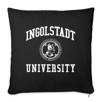 Ingolstadt University Universität Hochschule Uni - Sofakissenbezug 45 x 45 cm - Schwarz - Vorne