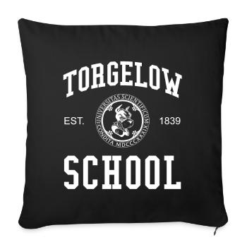 Torgelow School Universität Schule Uni University - Sofa pillowcase 17,3'' x 17,3'' (45 x 45 cm) - black - Front