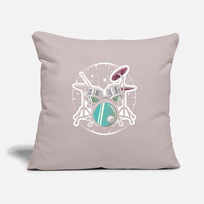 Drums Graphics Sofa pillowcase 17,3'' x 17,3'' (45 x 45 cm)