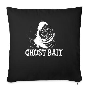 Ghost Bait Skull Ghost Bait Haunted Grim Reaper - Sofa pillowcase 17,3'' x 17,3'' (45 x 45 cm) - black - Front