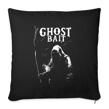 Figurine Ghost Bait Grim Reaper | Conception de SOS Fantômes - Housse de coussin décorative 45 x 45 cm - noir - Devant
