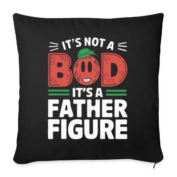 Husband of the gods - daddy jokes - Sofa pillowcase 17,3'' x 17,3'' (45 x 45 cm) - black - Front