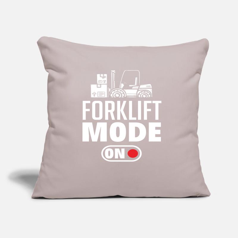 Mode chariot élévateur activé - Drôle de dicton pour Housse de coussin décorative 45 x 45 cm