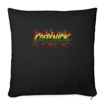 Berlin Köpenick Souvenir Cöpenick Graffiti Blitz - Sofa pillowcase 17,3'' x 17,3'' (45 x 45 cm) - black - Front