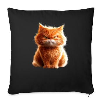 Maine Coon Cat Cat Mom Cat Maine Coon Cats - Sofa pillowcase 17,3'' x 17,3'' (45 x 45 cm) - black - Front