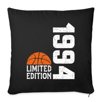 30e Anniversaire 1994 Édition Limitée Basketball - Housse de coussin décorative 45 x 45 cm - noir - Devant