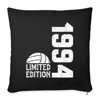 30e Anniversaire 1994 Édition Limitée Volleyball - Housse de coussin décorative 45 x 45 cm - noir - Devant