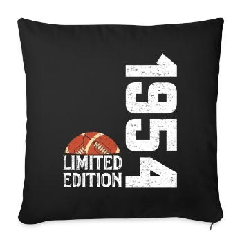70th Anniversary 1954 Limited Edition Rugby - Sofa pillowcase 17,3'' x 17,3'' (45 x 45 cm) - black - Front