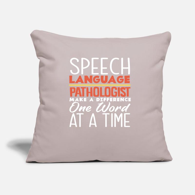 Speech Language Pathologist Make A Difference Sofa pillowcase 17,3'' x 17,3'' (45 x 45 cm)