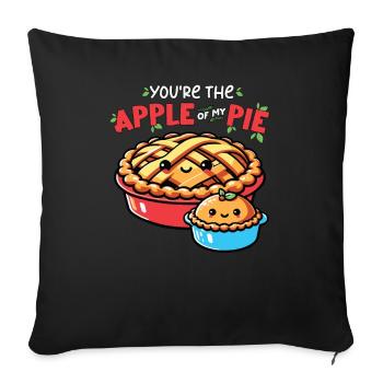 You Are My Apple Pie - Jolie tenue - Housse de coussin décorative 45 x 45 cm - noir - Devant