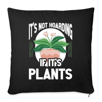 Plants Gardening Gardener - Sofa pillowcase 17,3'' x 17,3'' (45 x 45 cm) - black - Front