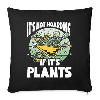 Plants Gardening Gardener - Sofa pillowcase 17,3'' x 17,3'' (45 x 45 cm) - black - Front