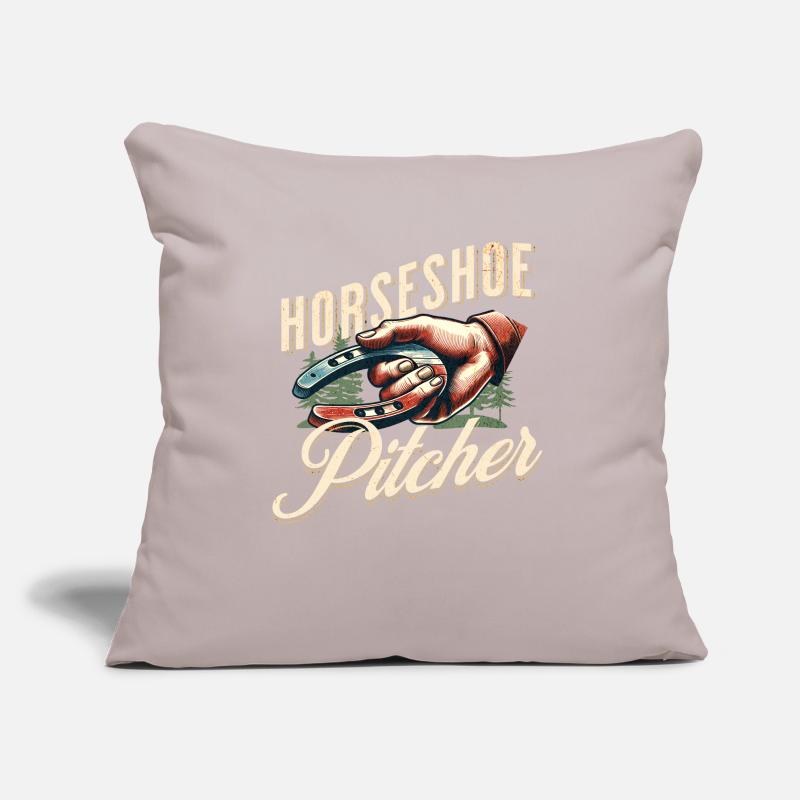 Lancer de fer à cheval Lancer de fer à cheval Housse de coussin décorative 45 x 45 cm