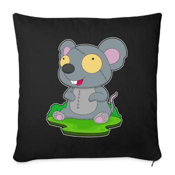 Mouse Halloween Zombie - Sofa pillowcase 17,3'' x 17,3'' (45 x 45 cm) - black - Front