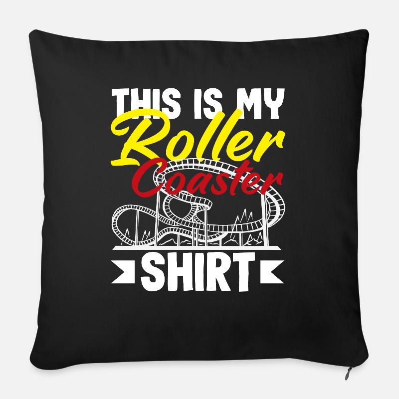 Achterbahn Dieses Ist Mein Shirt - Sofakissenbezug 45 x 45 cm - Schwarz