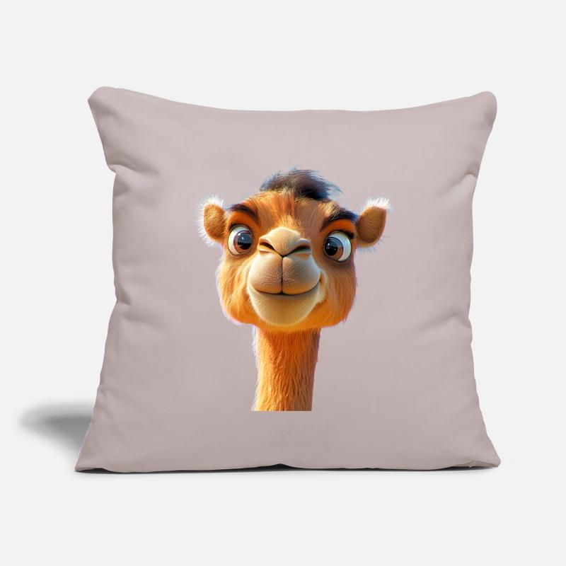 Kamel Dromedar Trampeltier Camel Geschenk Kamele Sofakissenbezug 45 x 45 cm