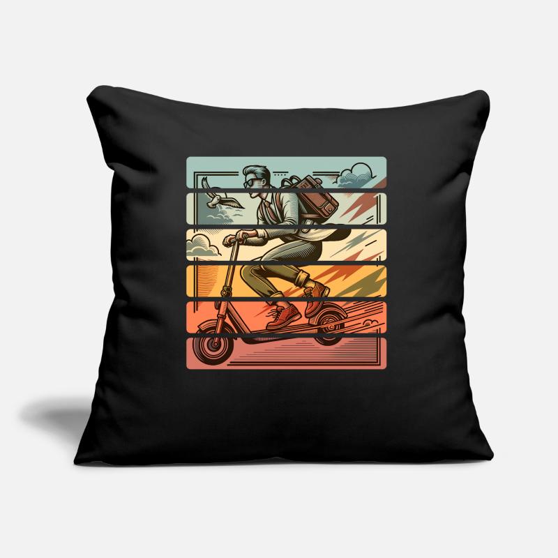 E-Scooter E-Roller Tretroller Sofakissenbezug 45 x 45 cm