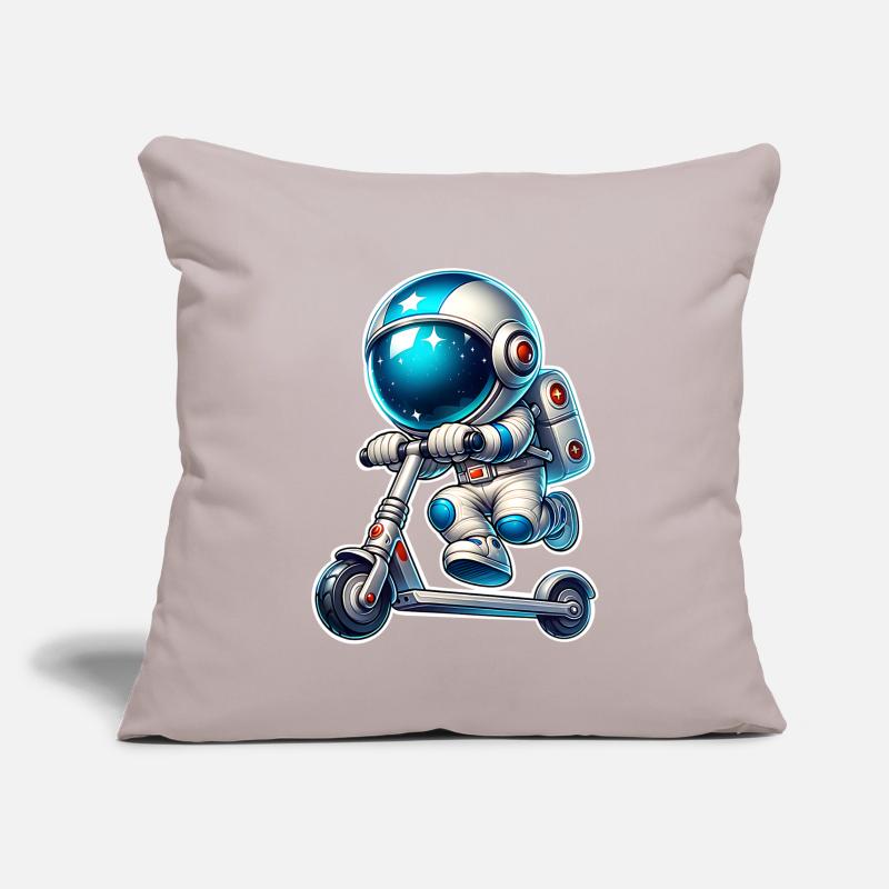 E-Scooter E-Roller Astronaut Scooter Sofakissenbezug 45 x 45 cm