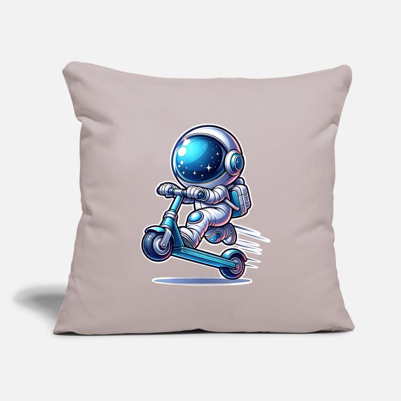 E-Scooter E-Roller Astronaut Scooter Sofakissenbezug 45 x 45 cm