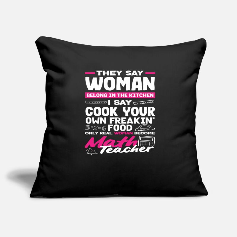 Math Teacher Math Gift Sofa pillowcase 17,3'' x 17,3'' (45 x 45 cm)