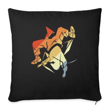 Vintage Breakdancer - Housse de coussin décorative 45 x 45 cm - noir - Devant