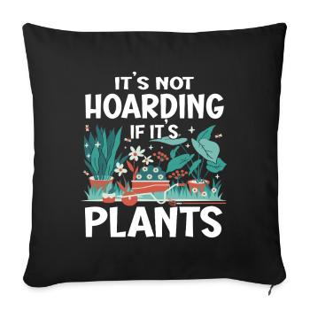 Gardening Horticulture Gardener - Sofakissenbezug 45 x 45 cm - Schwarz - Vorne