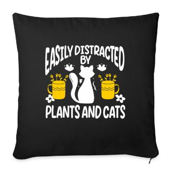 Gardening Horticulture Gardener - Sofakissenbezug 45 x 45 cm - Schwarz - Vorne