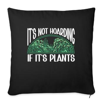 Gardening Horticulture Gardener - Sofakissenbezug 45 x 45 cm - Schwarz - Vorne