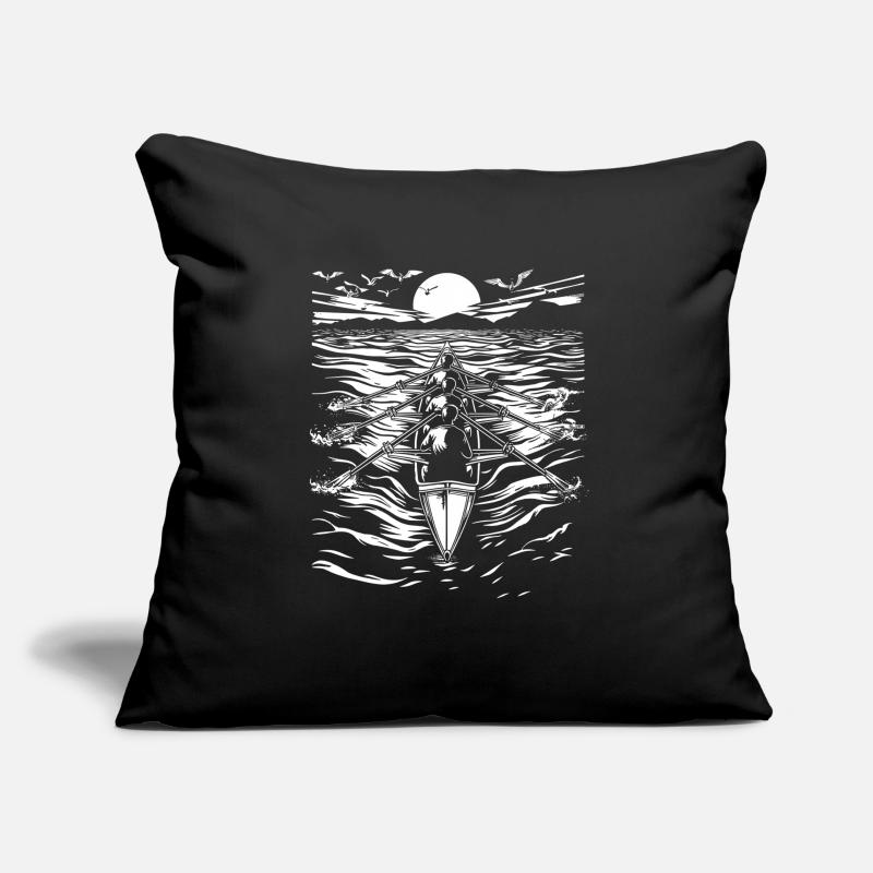 Rowing Sketch Sofa pillowcase 17,3'' x 17,3'' (45 x 45 cm)