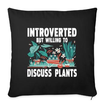 Gardening Horticulture Gardener - Sofakissenbezug 45 x 45 cm - Schwarz - Vorne