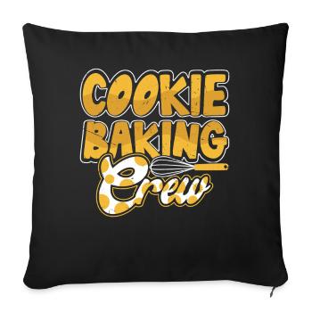 Bake - Sofa pillowcase 17,3'' x 17,3'' (45 x 45 cm) - black - Front