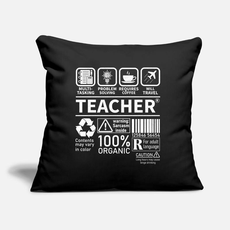 La résolution de problèmes multitâches de l’enseignant nécessite Housse de coussin décorative 45 x 45 cm