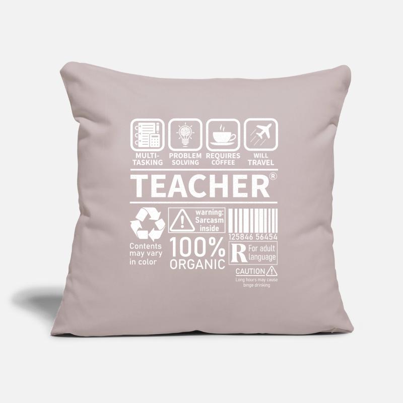 Teacher multi tasking problem solving requires Sofa pillowcase 17,3'' x 17,3'' (45 x 45 cm)