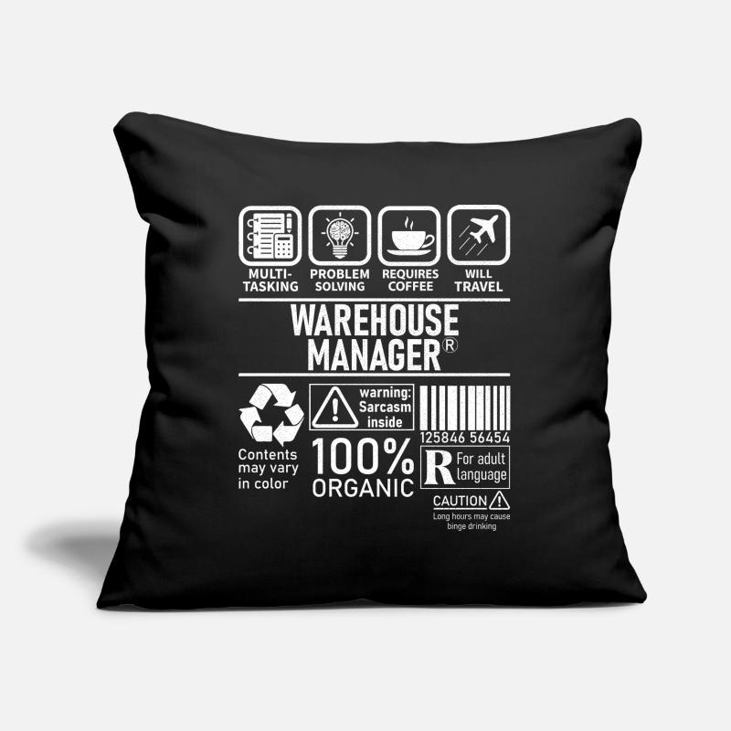 Résolution de problèmes multitâches Warehouse Manager Housse de coussin décorative 45 x 45 cm