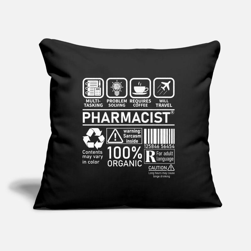 Pharmacien multitâche résolution de problèmes Housse de coussin décorative 45 x 45 cm