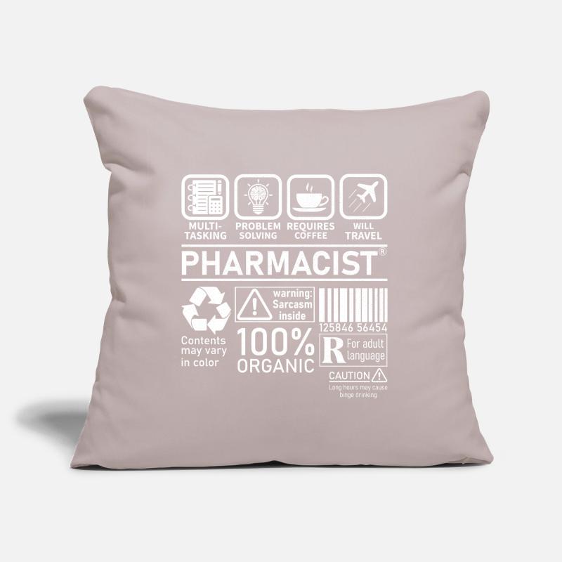 Pharmacist multi tasking problem solving Sofa pillowcase 17,3'' x 17,3'' (45 x 45 cm)