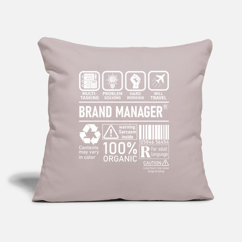 Brand Manager multi tasking problem solving Sofa pillowcase 17,3'' x 17,3'' (45 x 45 cm)