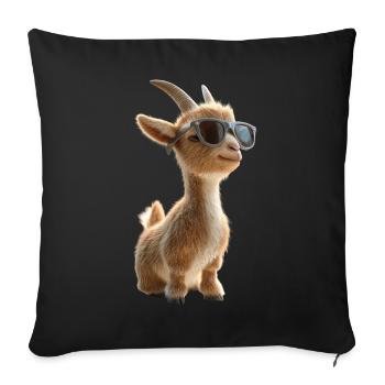 Goat Domestic Goat Capricorn Goat Goat Cute Goats - Sofa pillowcase 17,3'' x 17,3'' (45 x 45 cm) - black - Front