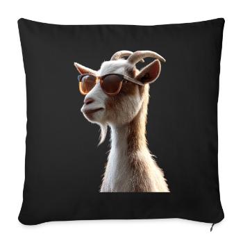 Goat Domestic Goat Capricorn Goat Goat Cute Goats - Sofa pillowcase 17,3'' x 17,3'' (45 x 45 cm) - black - Front