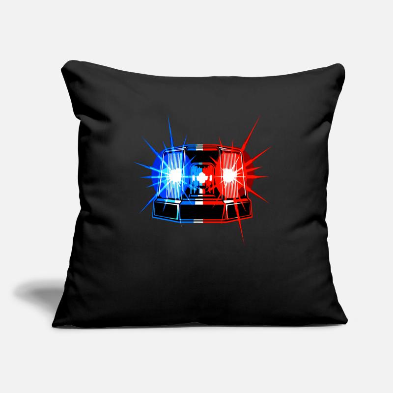 Blue Light Siren – Emergency Warning System Sofa pillowcase 17,3'' x 17,3'' (45 x 45 cm)