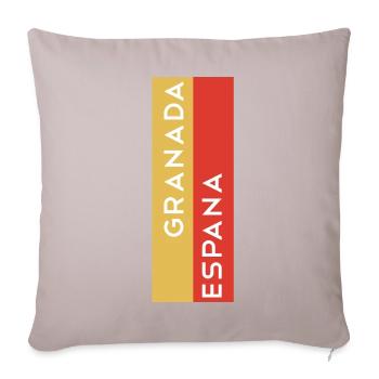 Grenade - Housse de coussin décorative 45 x 45 cm - taupe clair - Devant