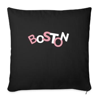 Boston Cooking Apron - Sofa pillowcase 17,3'' x 17,3'' (45 x 45 cm) - black - Front