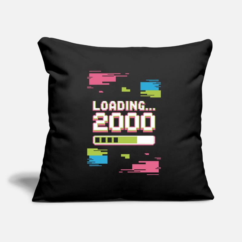 Retro Loading 2000 Pixel Sofakissenbezug 45 x 45 cm