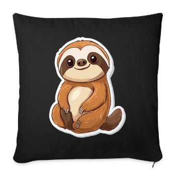 Paresse - Housse de coussin décorative 45 x 45 cm - noir - Devant