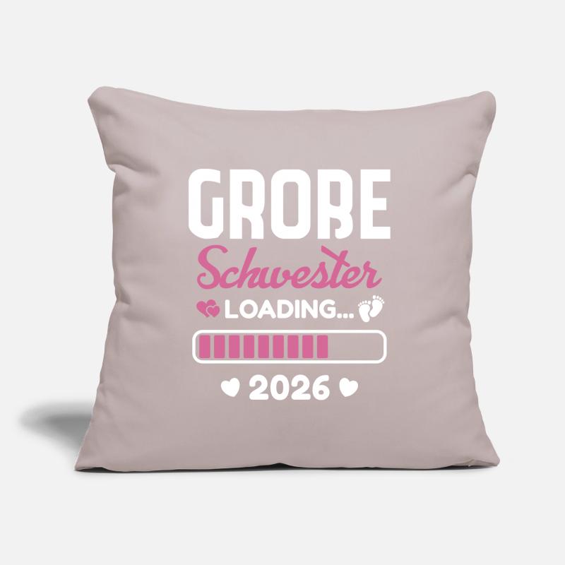 Große Schwester 2026 Loading Sofakissenbezug 45 x 45 cm
