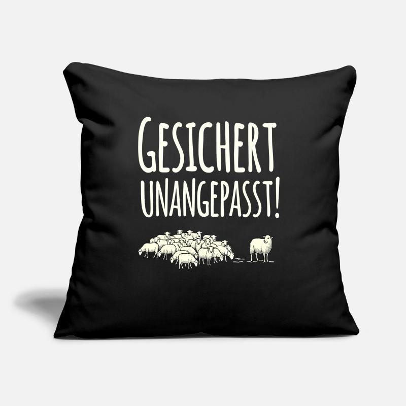 Secured non-conformist sheep herd Sofa pillowcase 17,3'' x 17,3'' (45 x 45 cm)