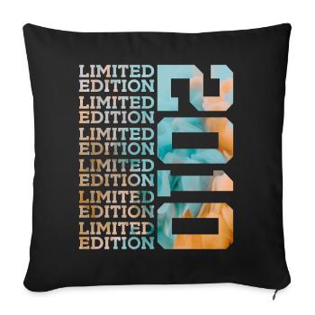 ÉDITION LIMITÉE 2010 16 ANS 16E ANNIVERSAIRE - Housse de coussin décorative 45 x 45 cm - noir - Devant