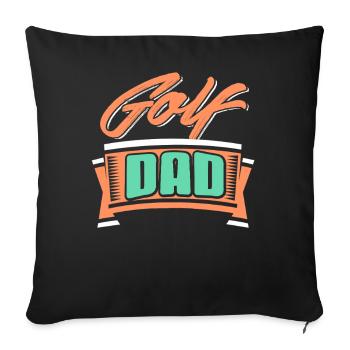 Retro Golf Mom Humor Cool Style For Women - Sofakissenbezug 45 x 45 cm - Schwarz - Vorne