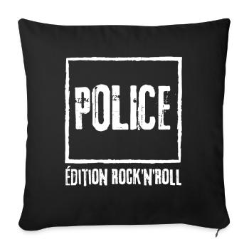 Rock Edition Font - Sofa pillowcase 17,3'' x 17,3'' (45 x 45 cm) - black - Front