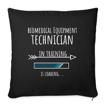 Gift Profession Training Medical Technology Technician - Sofa pillowcase 17,3'' x 17,3'' (45 x 45 cm) - black - Front